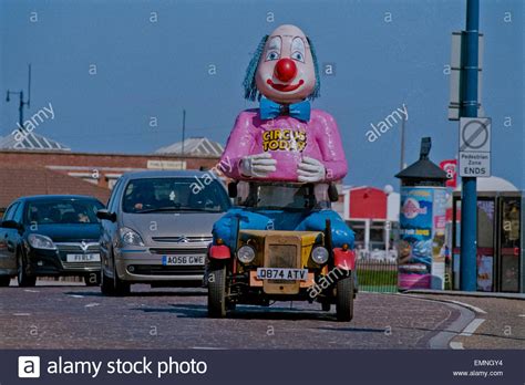 Clown Car Advertising Circus Great Yarmouth Stock Photo 81608888 Alamy