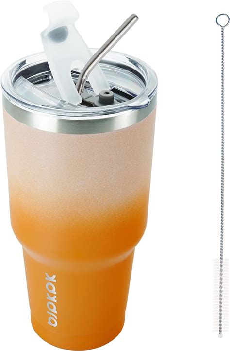 Bjpkpk 30oz Stainless Steel Vacuum Insulated Tumbler Set