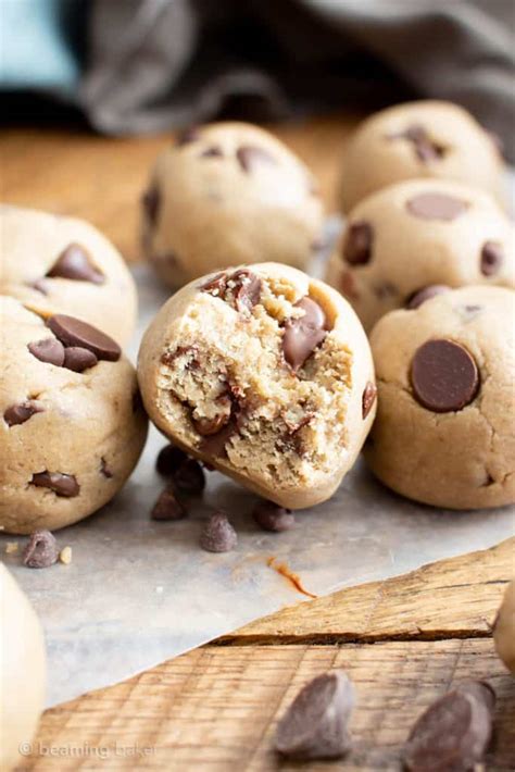 Healthy Vegan Cookie Dough Recipe Edible Beaming Baker