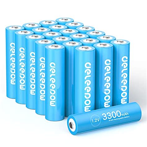 Deleepow Aa Rechargeable Batteries Nimh Mah High Capacity Pre