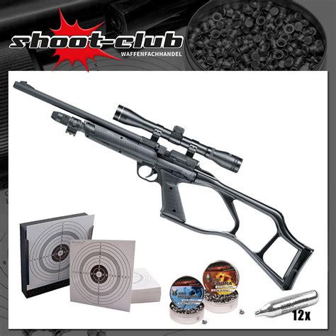 Umarex Rp5 Carbine Kit Co2 Pistole 45mm Diabolos Set