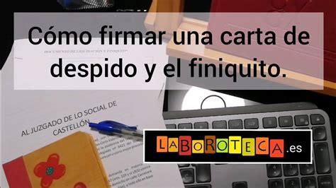 Carta Para Solicitar Finiquito Laboral Derecho Bancario Financiero Y