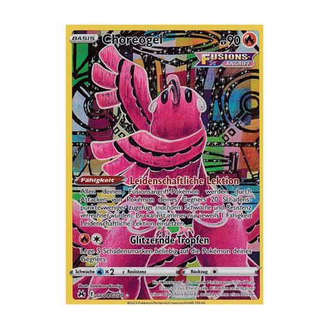 Choreogel GG04 GG70 HOLO Zenit der Könige Pokemon Karte kaufen