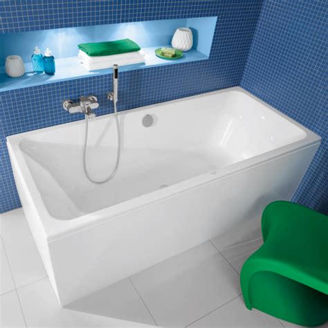 Villeroy Boch Avento Duo Rechteck Badewanne Einbau weiß