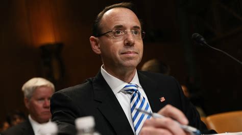 Deputy Ag Rosenstein No Reason To Fire Mueller From Russia Probe