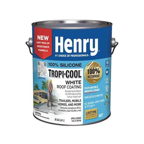 Henry Tropi Cool Silicone White Roof Coating Gal