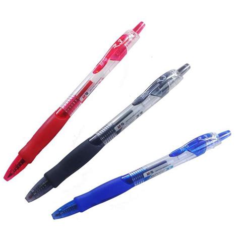 M G Retractable Gel Pen R Mm R Mm Black Blue Red Agp