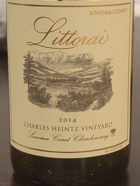 Littorai Chardonnay Charles Heintz Vineyard Usa California