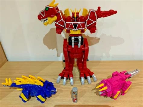 POWER RANGERS DELUXE Dino Charge Megazord 100 Complet Chargeur