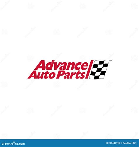 Advance Auto Parts Logo Editorial Illustrative on White Background ...