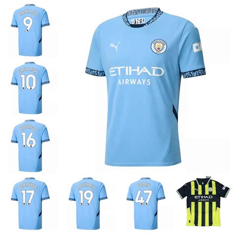 Temporada 2024 25 Manchester City Fc Camiseta De Manga Corta Ruben