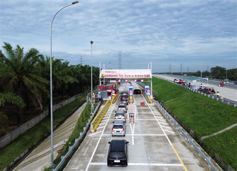 Jelang Nataru PT HK Operasikan Secara Fungsional Dua Ruas Tol Di