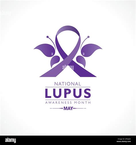 Vector Illustration Of Lupus Awareness Month Observed In May Stock