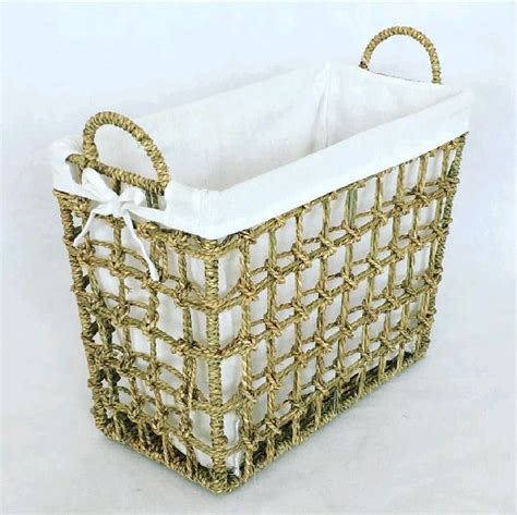 Rectangle Jute Rectangular Basket Feature Easy To Carry Eco