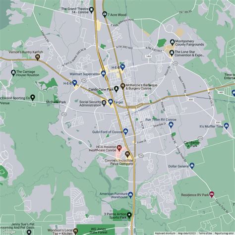 Discover Map of Conroe Texas: The Fast-Growing Suburb - Maps for You