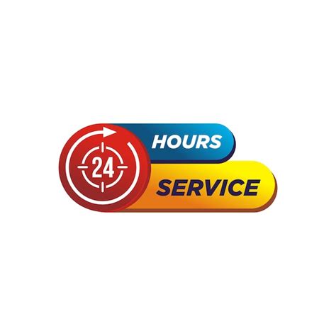 Premium Vector Everyday 24 Hour Service Accessibility Design Vector