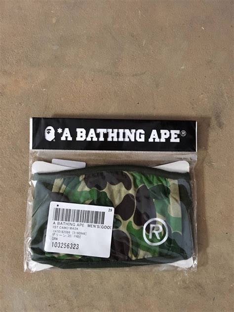 Bape Bape Face Mask | Grailed