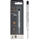 Parker Quinkflow Ballpoint Pen Ink Refills Medium Tip Black Count