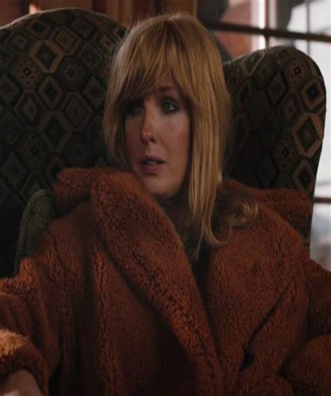 Yellowstone Beth Dutton Kelly Reilly Orange Fur Coat