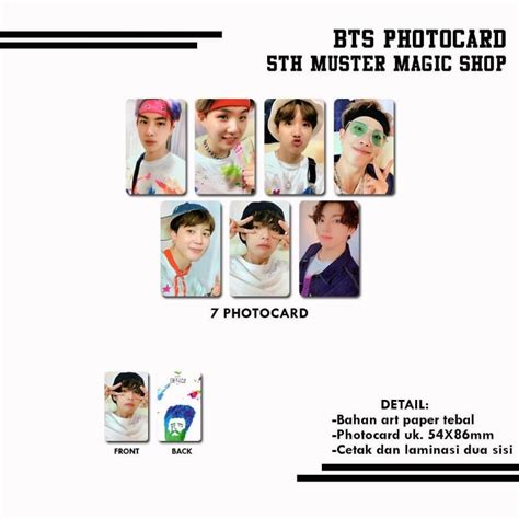 Jual Bts 5th Muster Magic Shop Photocard Shopee Indonesia