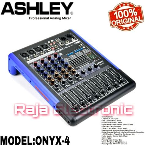 Jual Mixer Ashley Onyx Oryginal Channel Ashley Onyx Garansi Resmi