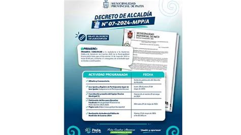 Decreto De Alcald A N Mpp A Noticias Municipalidad