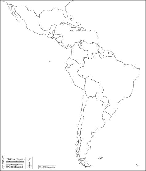 Mapas Mudos De América Latina Imagui