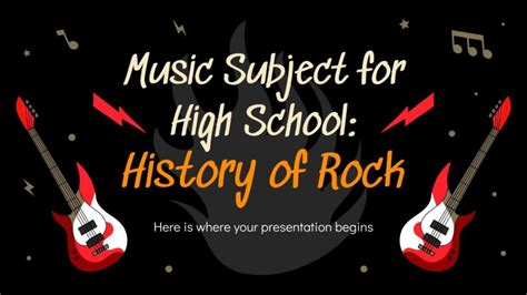 Secundaria Asignatura De Música Historia Del Rock