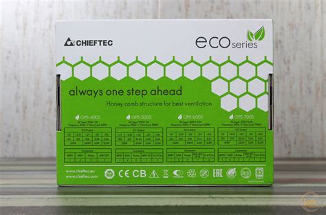 Обзор и тестирование блока питания CHIEFTEC ECO GPE-700S GECID.com ...