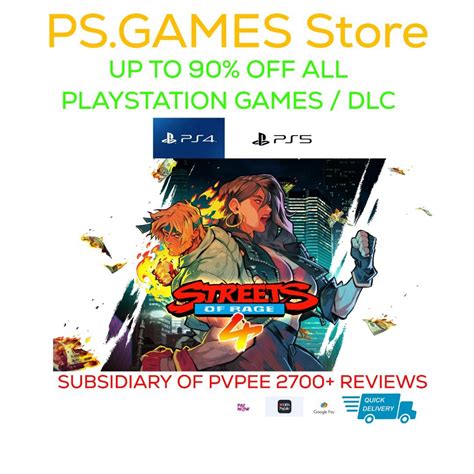 Streets Of Rage 4 [ps4 Games] [ps5 Games] Video Gaming Video Games