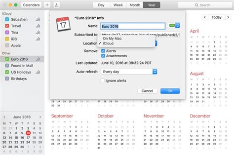 Synchronisation Des Abonnements Au Calendrier Icloud Sur Mac Iphone Et