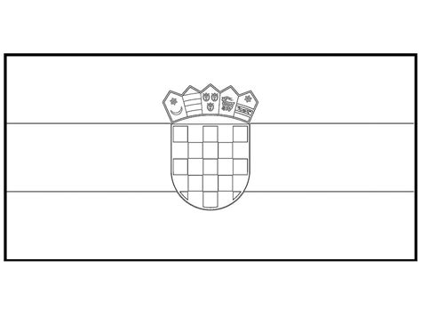 Croatia Flag Coloring Page Download Print Or Color Online For Free