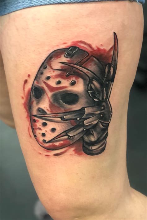 Freddy Vs Jason Tattoo