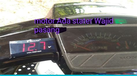 Cara Pasang Voltmeter Motor Ex Youtube