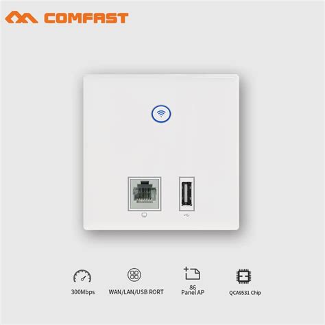 Comfast Wall Embedded Ap Mbps Access Point Wifi V Poe Power Supply