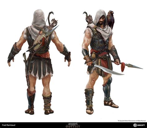 Artstation Alexios Assassin S Creed Odyssey Concept Art Fred Rambaud Assassins Creed Outfit