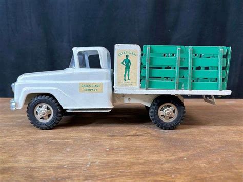 Tonka Green Giant Stake Truck Aumann Auctions Inc