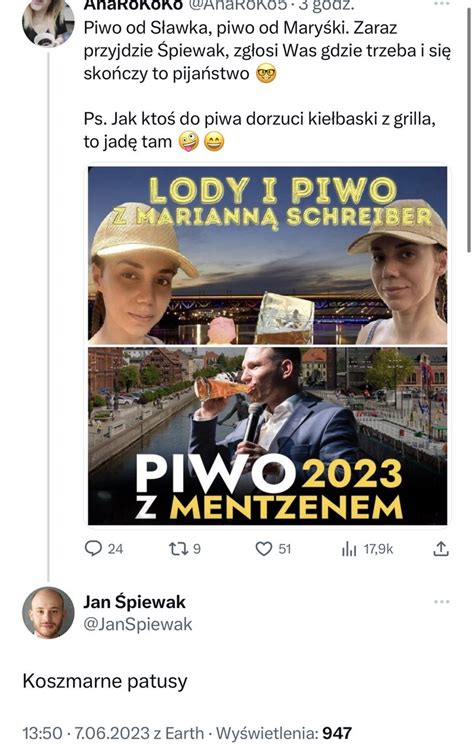 Marianna Schreiber On Twitter Nie Wiem Co Szanowny Pan Janspiewak