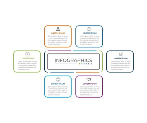 Premium Vector Vector Infographic Thin Line Design With Icons And