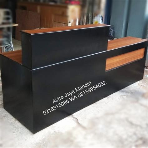 Jual Meja Resepsionis Meja Counter Meja Front Office Meja Bar Furniture