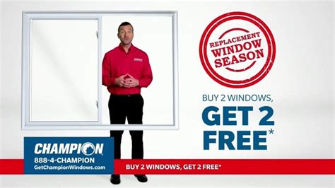 Champion Windows Tv Spot Replacement Window Season Buy Two Get Two