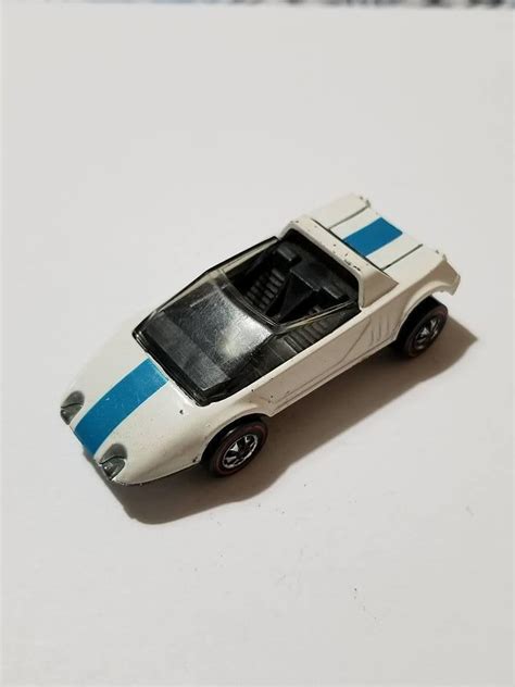 Original Hot Wheels Mattel Redline Red Line Jack Rabbit Special White Blue