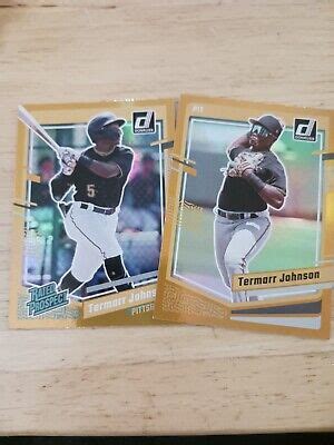 2023 Donruss Holo Orange Rated Prospect And Base Termarr Johnson 142