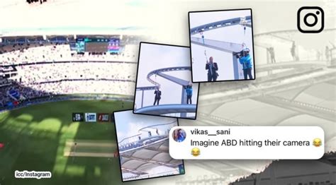 Commentator Climbs Atop Stadium During T20 World Cup Watch Stunning