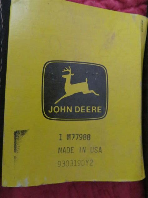 John Deere M77988 Primary Deck Drive Belt For 38 Deck Lawn Tractor