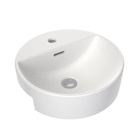 Basins Caromaclarkstylus Clark Round Semi Recessed Basin 400mm 1