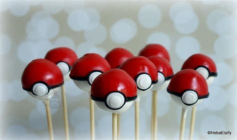 Pokeball Cake Pops Decorated Cake By Sweet Dreams By Cakesdecor