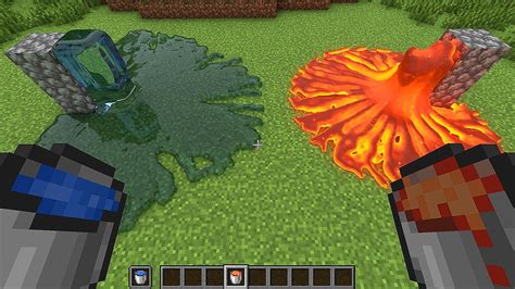 Realistic Lava Vs Water In Minecraft Minecraft Videos