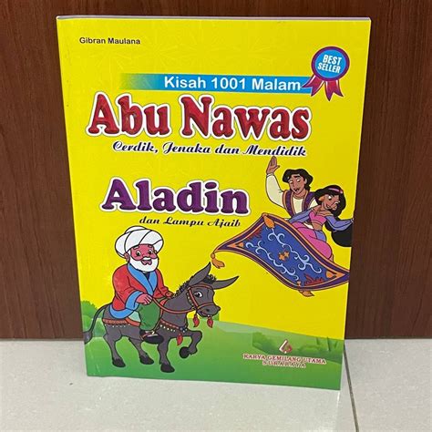 Jual Buku Dongeng Cerita Kisah Malam Abu Nawas Aladin Halaman