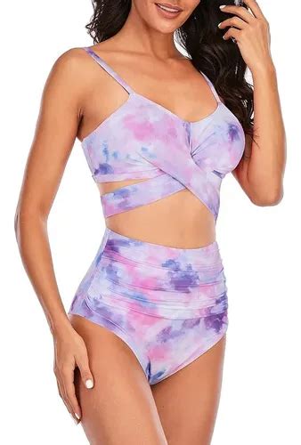 Traje De Ba O Bikini Sexi De Cintura Alta De Dos Piezas Meses Sin Inter S